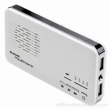 Multifunction Bluetooth Audio Speaker with Emergency Speaker Double USB Output, LED Indicator